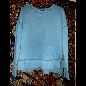 Blue Sweatshirt Crew Neck
